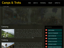 Tablet Screenshot of campsandtrek.com